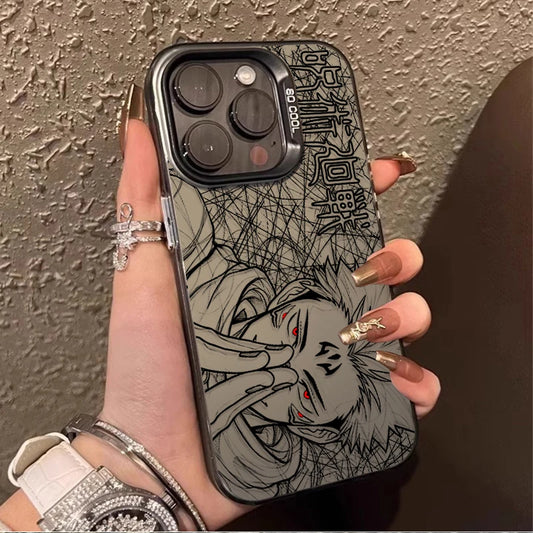 SATORU GOJO RYOMEN SUKUNA LINE ART Phone Case For iPhone 17 17e 16e 16 15 14 13 12 11 mini Pro Max X XR XSMAX Air Plus Anti