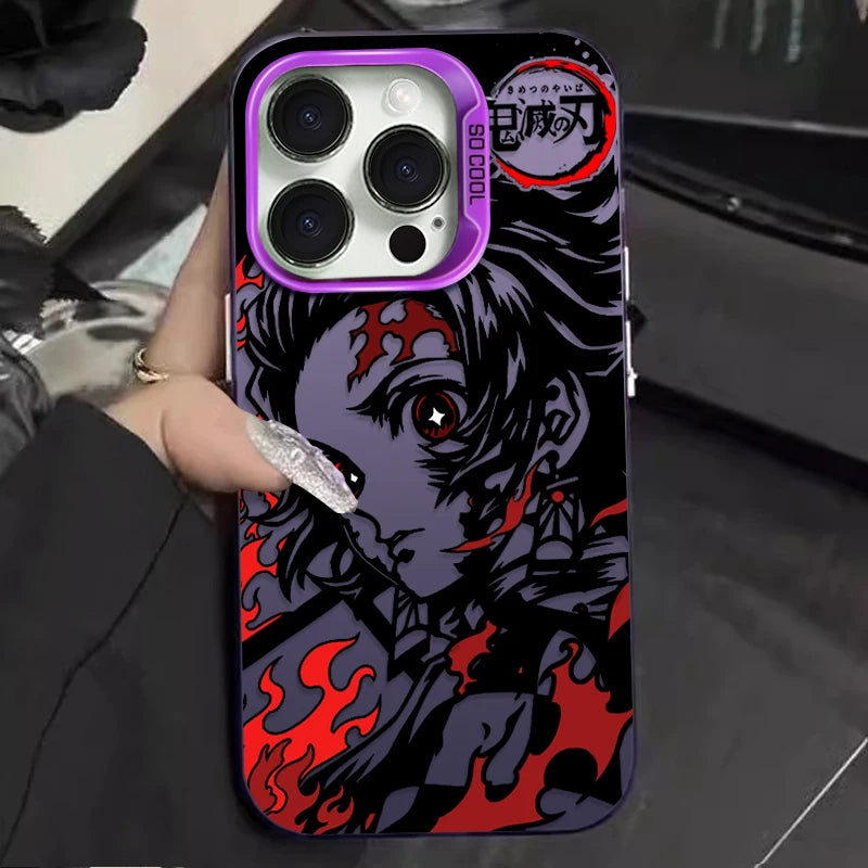 Phone Case for Demon Slayer Anime Tanjiro Kamado iPhone 12 17 Air Pro Max 16 15 11 14 13 Pro Max XS X XR Plus 8 7 SE 2020 Cover