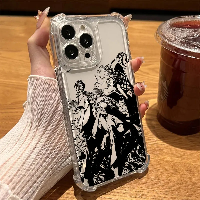 Tokyos Revengers Anime Phone Case Clear For iPhone 17 16 14 15 11 12 13 Pro Max 16E 16 Plus 17 Air Soft Shockproof Silicon Cover