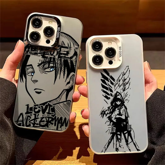 Phone Case For Apple iPhone 17 Air 16E 15 14 Plus 13 12 11 Pro Max Mini Funda Cover A-Attack on Titan Eren