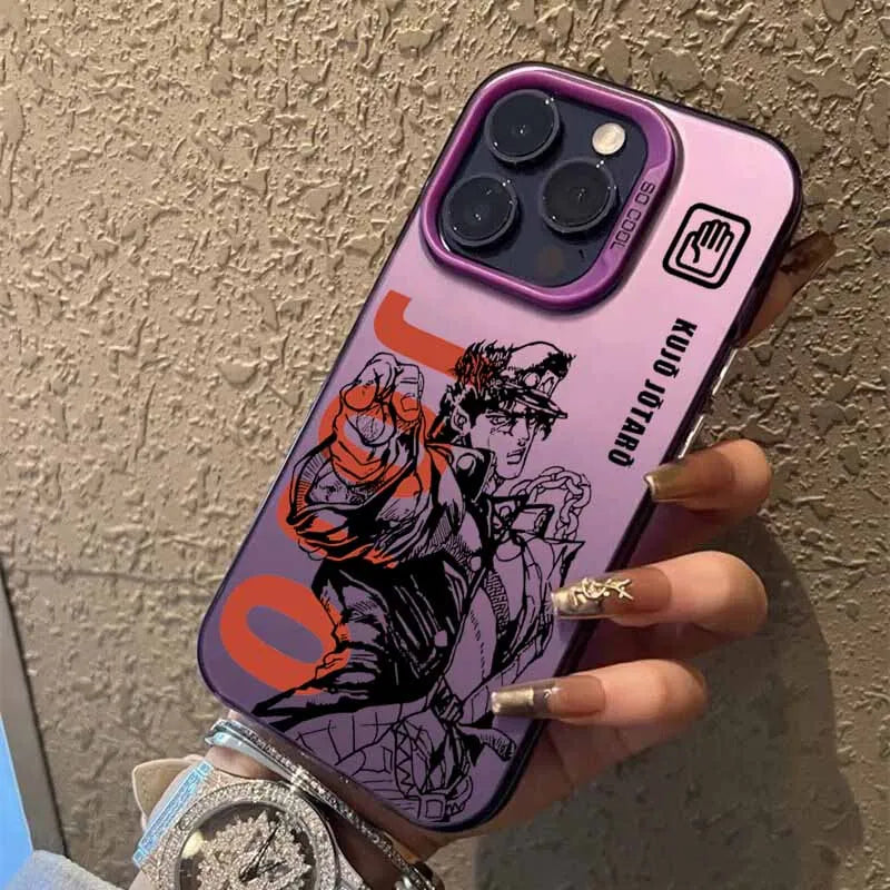 JoJo Bizarre Adventure Phone Case For iPhone 17 16e 16 15 14 13 mini Pro Max X XR XSMAX 8 7 Air Plus Anti Fall Matte Back Cover