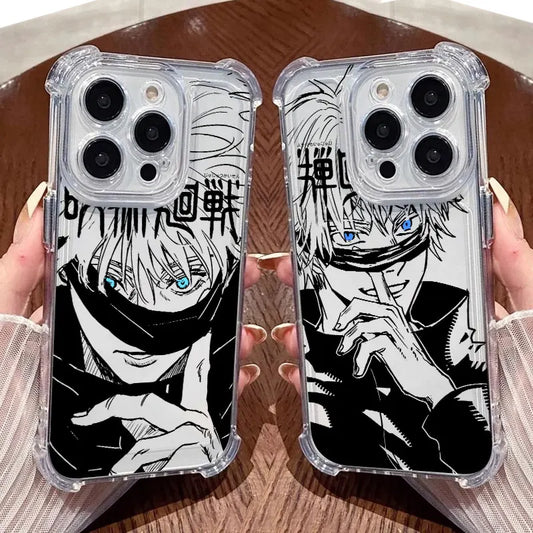 Jujutsus Kaisens Gojo Satoru Clear Case For iPhone 17 16 15 14 13 12 11 Pro Max 16e 17e Air 13 Mini 15 Plus XS X 7 8 Phone Cover