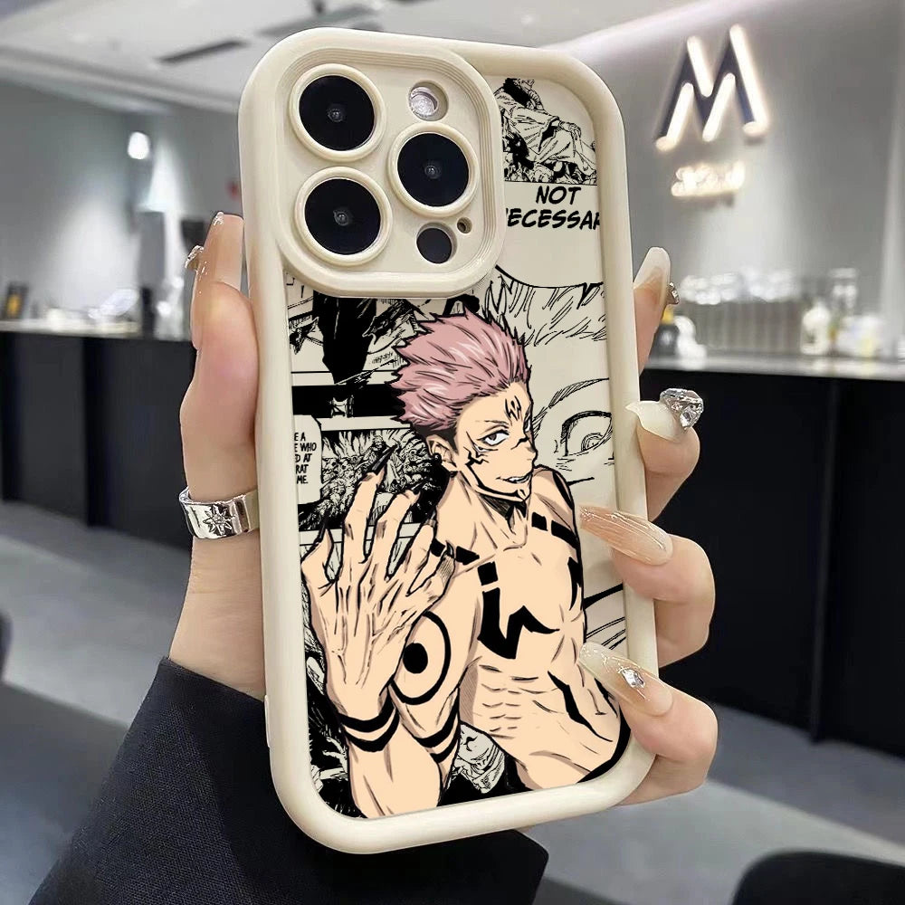Cool Jujutsus Kaisens Phone Case for iPhone 17 16e 16 15 14 13 12 11 Air Pro Max Mini XR XS X 7 8 6 6s Plus Soft TPU Back Cover