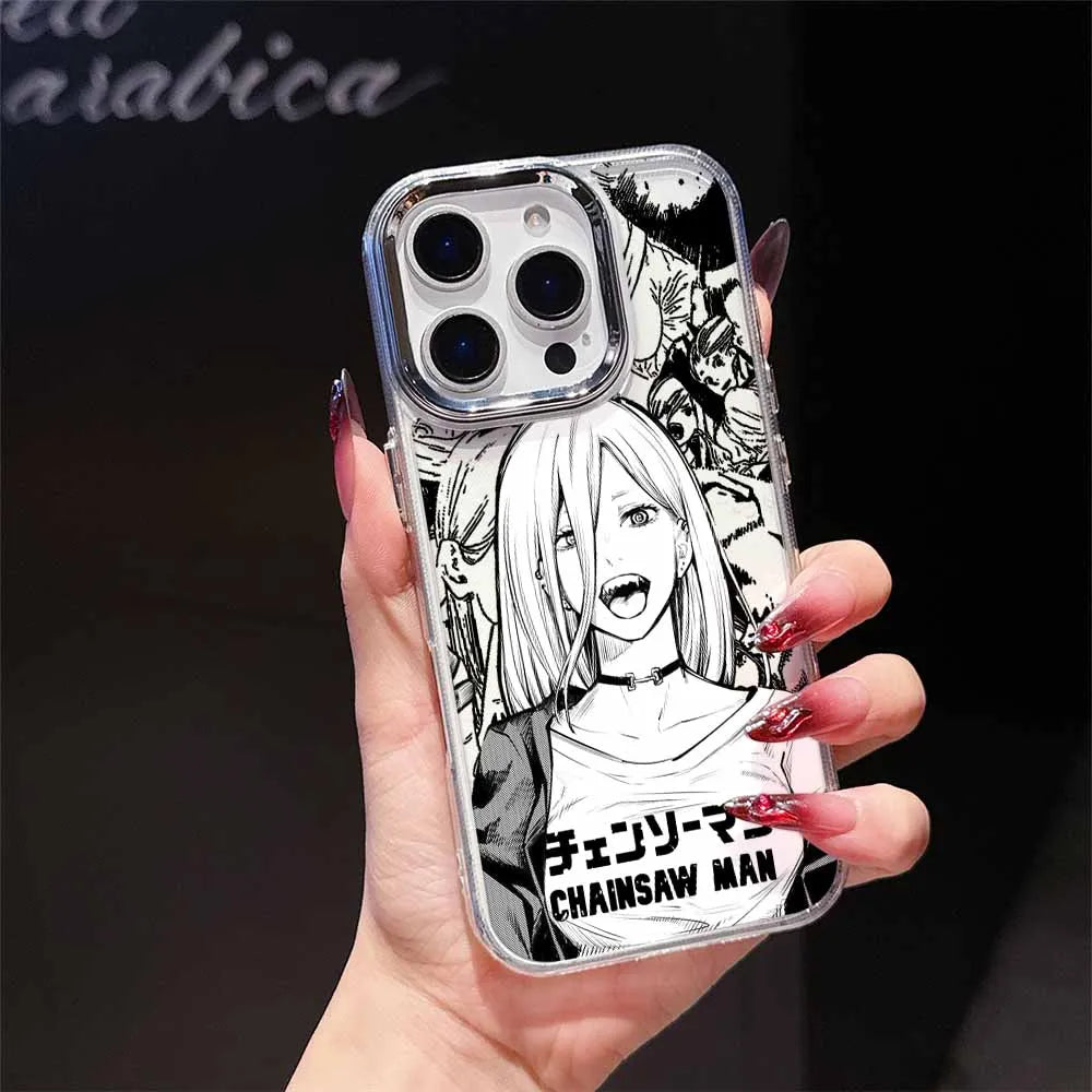 Chainsaw Man Anime For Xiaomi Mi 15 Ultra 14T Redmi 15C 14C 13C A5 A3 POCO X7 Note 15 14 13 Pro Plus Soft Phone Case