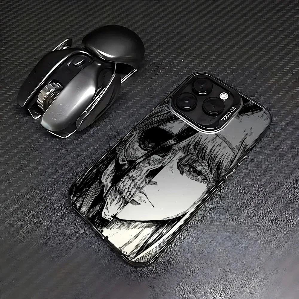Luxury Attack On Titan Phone Case For iPhone 17 17e 16e 16 15 14 13 12 11 mini Pro Max X XR XSMAX 8 7 Air Plus Anti Fall Matte
