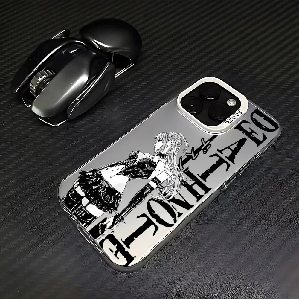 Anime Death Note Phone Case For iPhone 17 16e 16 15 14 13 12 11 mini Pro Max X XR XSMAX 8 7 Air Plus Anti Fall Matte Back Cover