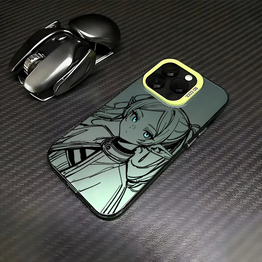 FrierenS BeyondS Journey's End Phone Case Phone 17 16e 16 15 14 13 12 11 mini Pro Max X XR 7Air Plus Anti Fall Matte Back Cover