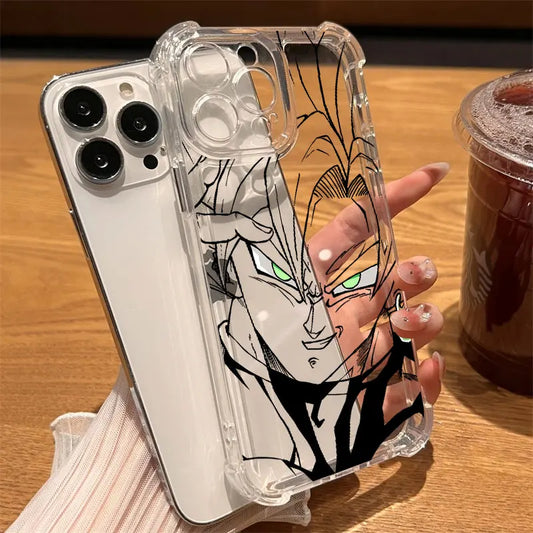 Super Saiyans Broly Gokus DragonS BallS Phone Case For iPhone 17 16e 16 15 14 13 12 11 Mini Air Pro Max Plus Anti Fall Cover