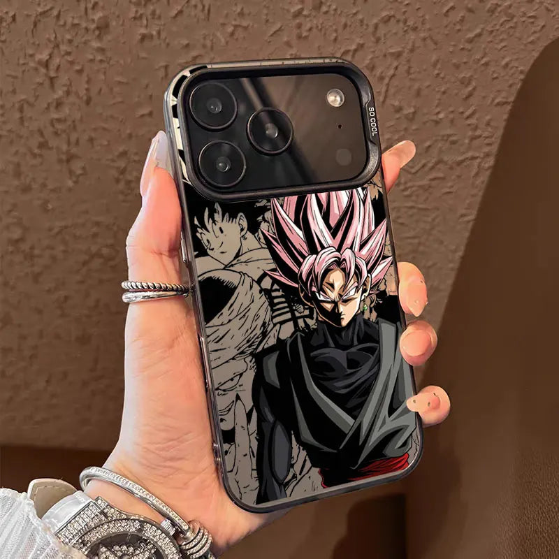 Phone Case For Apple iPhone 17 Air 16E 15 14 Plus 13 12 11 Pro Max Mini Funda Cover D-Dragon B-Ball Z Goku Vegeta