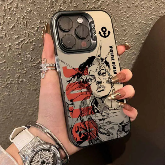 JoJo Bizarre Adventure Phone Case For iPhone 17 16e 16 15 14 13 mini Pro Max X XR XSMAX 8 7 Air Plus Anti Fall Matte Back Cover