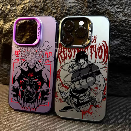 Mahoraga Toji Fushiguro Jujutsu Phone Case For iPhone 17 16e 16 15 14 13 12 11 mini Pro Max X XR 8 7 Air Plus Anti Fall Matte