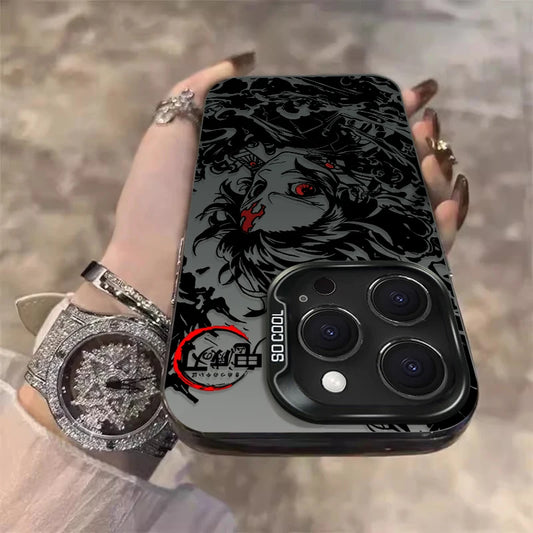 Phone Case for Demon Slayer Anime Tanjiro Kamado iPhone 12 17 Air Pro Max 16 15 11 14 13 Pro Max XS X XR Plus 8 7 SE 2020 Cover
