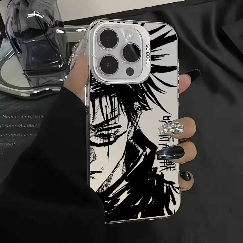 Jujutsu Kaisen Anime Phone Case For iPhone 17 16e 16 15 14 13 12 11 mini Pro Max X XR 8 7 Air Plus Anti Fall Matte Back Cover