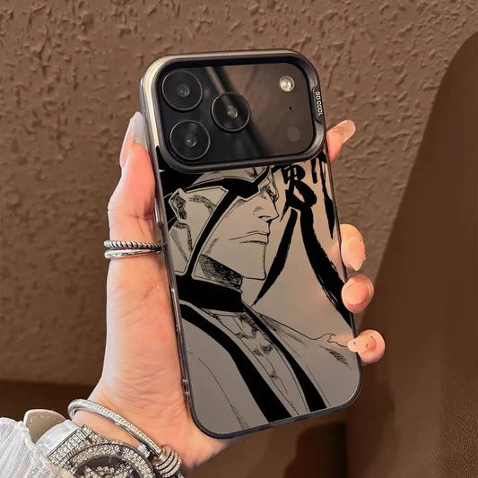 Anime B-Bleach Phone Case For iPhone 17 16 15 14 13 12 11 Pro Max Air multicolor Matte Laser Metallic Aurora Funda