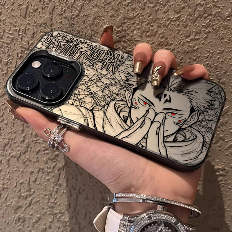 SATORU GOJO RYOMEN SUKUNA LINE ART Phone Case For iPhone 17 17e 16e 16 15 14 13 12 11 mini Pro Max X XR XSMAX Air Plus Anti