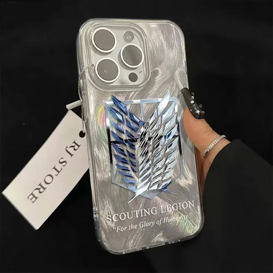 Anime Attack on Titan Phone Case for Oppo A3x A3 A60 A79 A78 A98 A58 A38 A18 A57 A76 A17 A71 A94 A16 A15 A93 A31 4G 5G Cover
