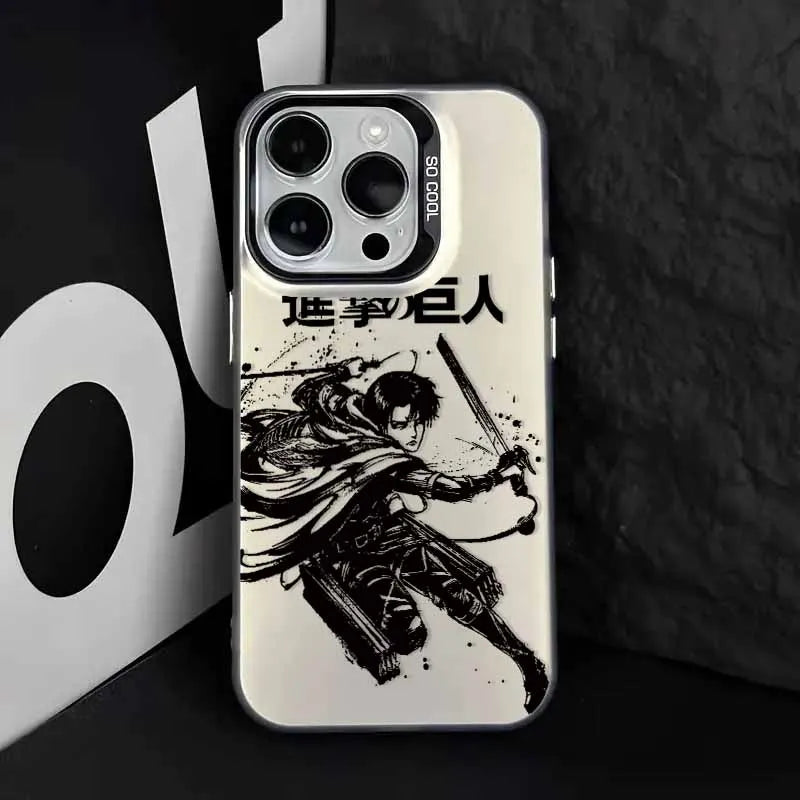 Attack on Titan Anime Cover For Apple iPhone 17 Air 16E 16 15 14 13 12 mini Pro Max Plus Colorful Phone Case