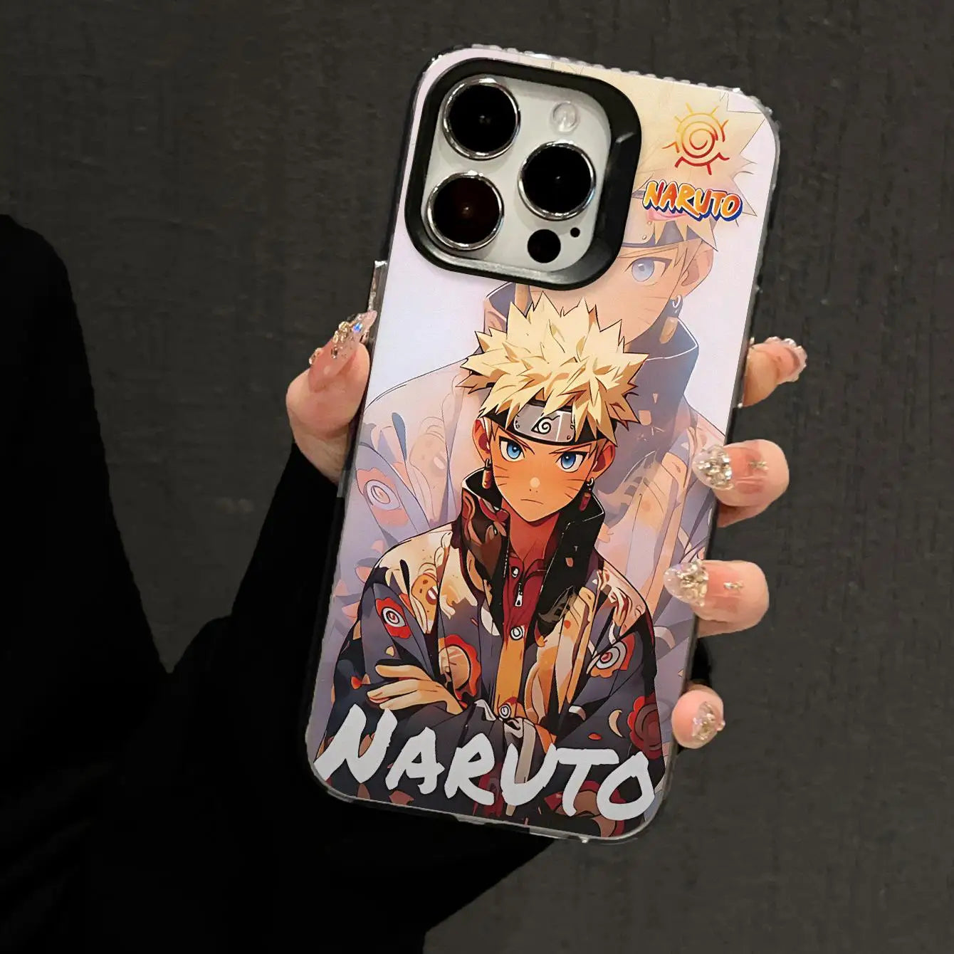 Anime Swordsman Phone Case for iPhone 16/15/14/13/12 Pro Max, Shockproof Cover Warrior Aesthetic Manga Style Cool Man  Character