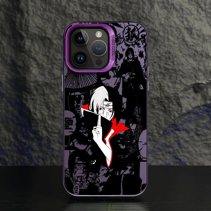N-N-arutos-Akatsukis-ITACHI Phone Case for iPhone 16e 11 12 13 Pro Max 17 Air 14 15 16 Plus Soft Cover