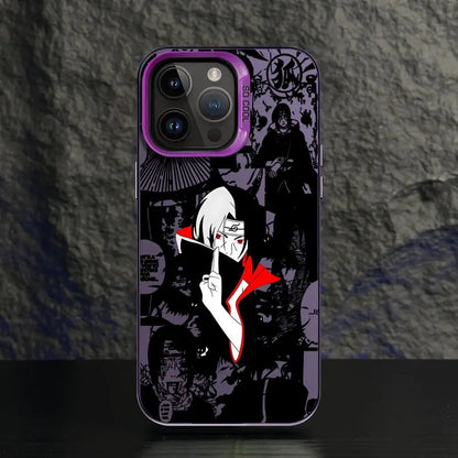 N-N-arutos-Akatsukis-ITACHI Phone Case for iPhone 16e 11 12 13 Pro Max 17 Air 14 15 16 Plus Soft Cover