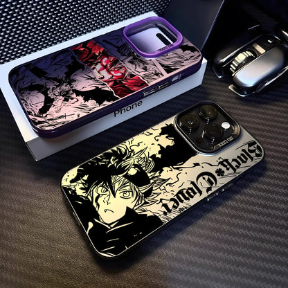 Black Clover Astas Phone Case for Xiaomi Redmi 14C 13C 12C 10 Note 15 14 13 12 Pro Plus 4G 5G Silver Hard Cover