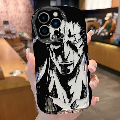 Anime Bleach Wave Case for iPhone 16 15 14 Pro Max 13 12 Mini 11 XS X XR 8 7 Plus SE 2022 2020 Soft Shockproof Back Cover Funda