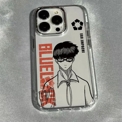 Anime BLUE LOCK Phone Case For iPhone 17 16e 16 15 14 13 12 11 mini Pro Max X XR XSMAX 8 7 Air Plus Transparent Soft Cover