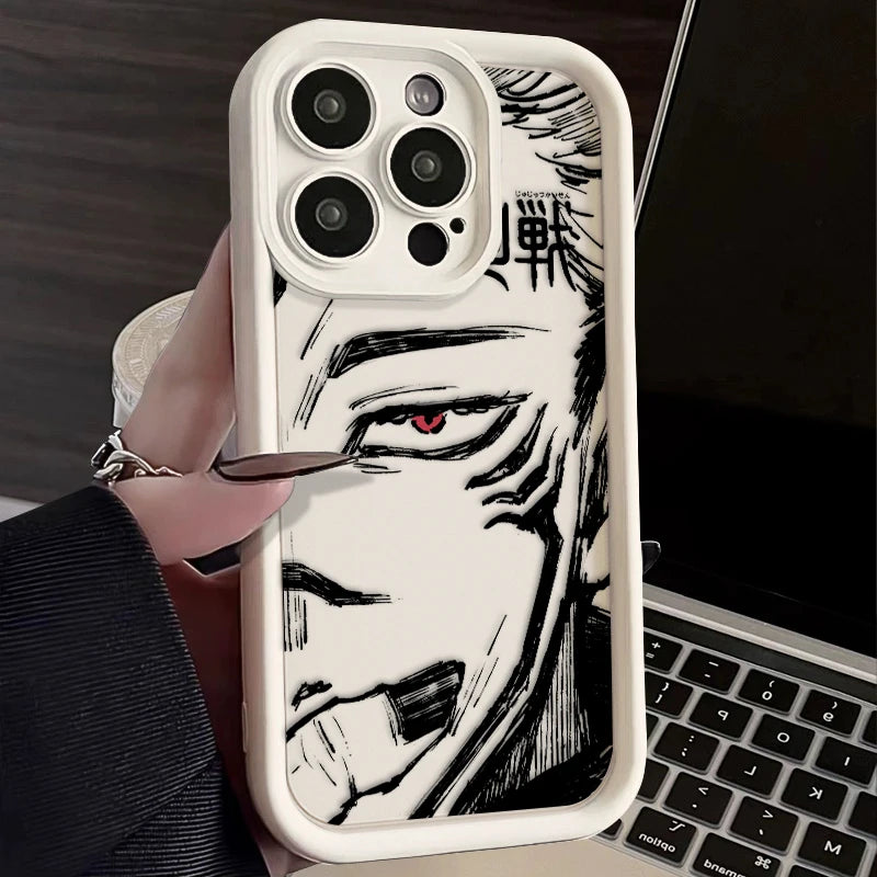 Jujutsu Kaisen Anime Phone Case For vivo Y28 Y03 Y17s Y19s Y100 Y78 Y36 Y27 Y16 Y77 Y75 Y35 Y22s Y02 Y72 Y76 4G 5G Cover
