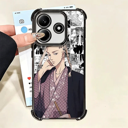 Tokyo Revengers Anime Plating Phone Case For Xiaomi Poco X6 X7 X8 Pro Max X5 X3 M8 M7 M5S Redmi 15C 15 14C 13C 17T 15T 14T F8 Ul