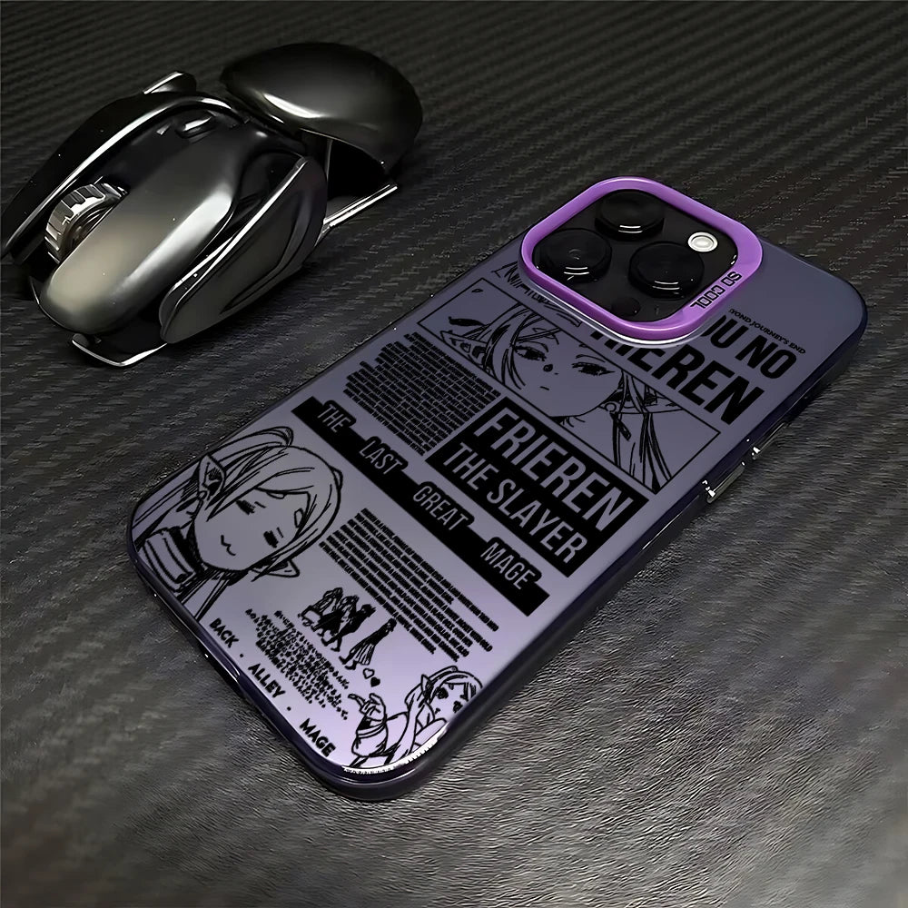 FrierenS BeyondS Journey's End Phone Case Phone 17 16e 16 15 14 13 12 11 mini Pro Max X XR 7Air Plus Anti Fall Matte Back Cover
