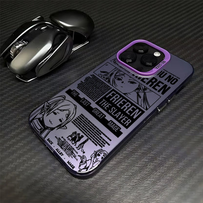 FrierenS BeyondS Journey's End Phone Case Phone 17 16e 16 15 14 13 12 11 mini Pro Max X XR 7Air Plus Anti Fall Matte Back Cover