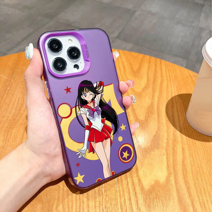 New Anime M-Moons s-Sailors Phone Case For iPhone 16 15 14 13 12 11 Pro Max X XR XSMAX 8 7 Plus Candy Matte Shockproof Cover