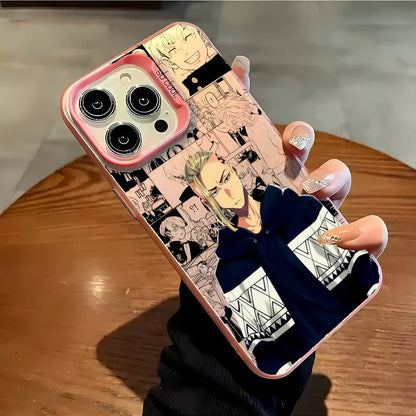 Anime Tokyo Revengers Draken Phone Case For iPhone 17 16 15 14 13 12 11 Pro Max Air multicolor Matte Laser Metallic Aurora Funda