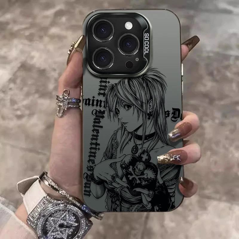 Anime Deaths Note Phone Case For iPhone 17 17e 16e 16 15 14 13 12 11 mini Pro Max X XR XSMAX Air Plus Anti Fall Matte Back Cover
