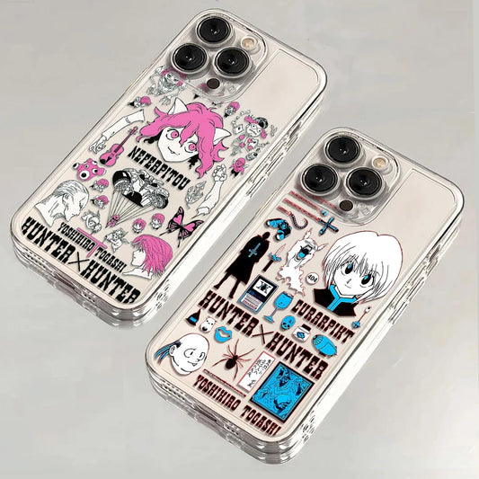Anime HUNTER×HUNTER Phone Case For iPhone 16e 16 15 14 13 12 11 Mini Pro Max X XR XSMax 7 8 Plus Transparent Soft TPU Back Cover