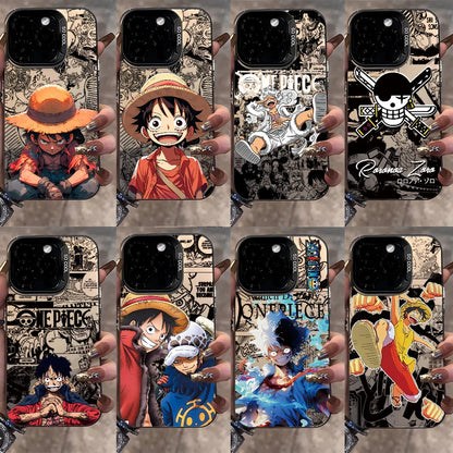HOT Anime Ones Pieces Phone Case For iPhone 17 17e 16e 16 15 14 13 12 11 mini Pro Max X XR XSMAX Air Plus Anti Fall Matte Cover