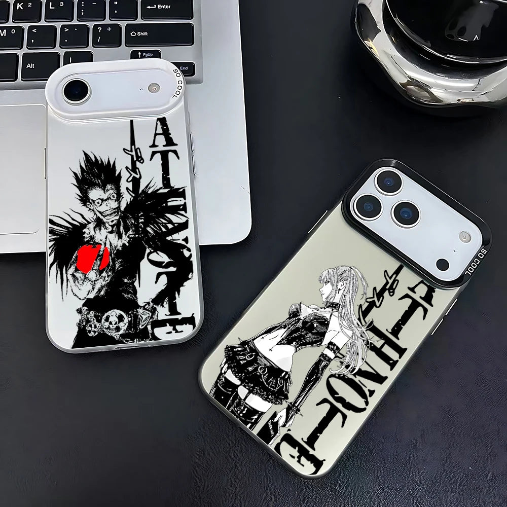 Anime Death Note Phone Case For iPhone 17 16e 16 15 14 13 12 11 mini Pro Max X XR XSMAX 8 7 Air Plus Anti Fall Matte Back Cover