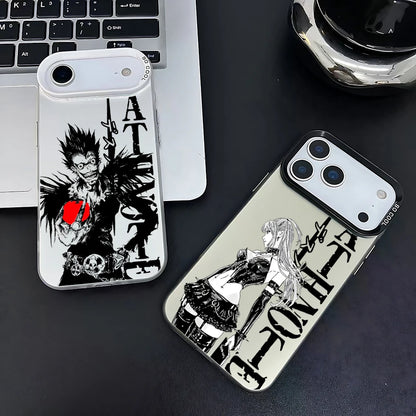 Anime Death Note Phone Case For iPhone 17 16e 16 15 14 13 12 11 mini Pro Max X XR XSMAX 8 7 Air Plus Anti Fall Matte Back Cover