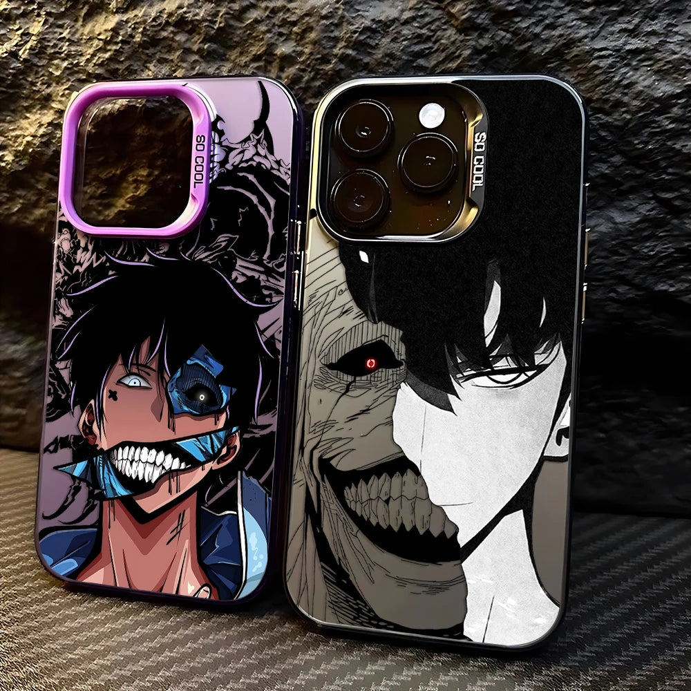 Hot Anime Solos Levelings Phone Case For iPhone 17 17e 16e 16 15 14 13 12 11 mini Pro Max XR Air Plus Anti Fall Matte Back Cover