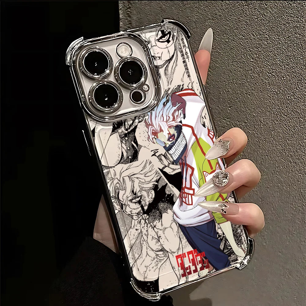 Hot Anime D-Dandadans Plating Phone Case For Samsung A37 A57 A07 A36 A16 A06 A35 A55 A25 A26 A05s A15 A54 A34 A24 A14 A05 4G 5G