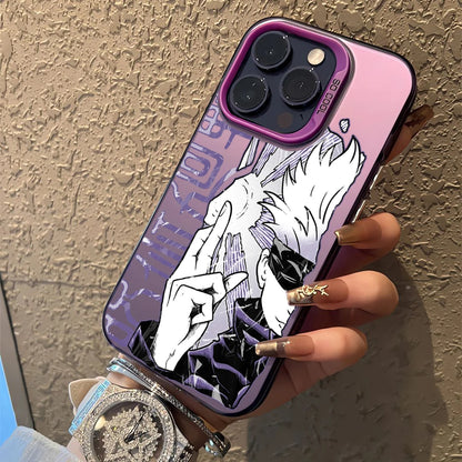 Anime Jujutsu Kaisen Phone Case For IPhone 16 15 14 13 12 11 Pro Max X XR XS 7 8 Plus Mini SE 2020 2022 Case Gojo