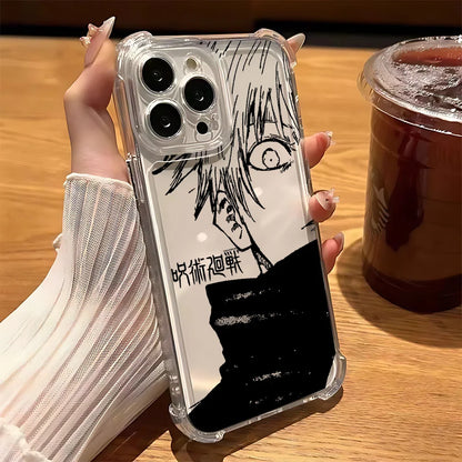 Anime Jujutsus Kaisens Gojo Phone Case For iPhone 17 Air 16 e 15 14 13 12 11 Pro Max Plus Mini SE 2020 2022 Shockproof Cover