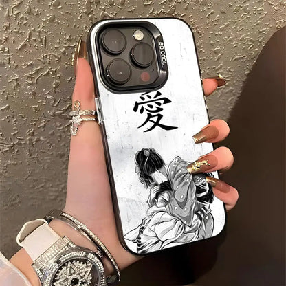 A-Akaza Demon Slayer Phone Case For IPhone 17 Pro Max 15 Pro 16 14 Plus 12 13 Mini 11 Pro Shockproof Colorful Cover