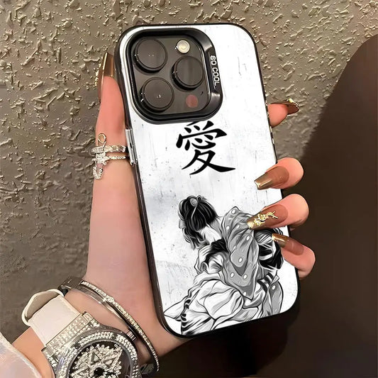 A-Akaza Demon Slayer Phone Case For IPhone 17 Pro Max 15 Pro 16 14 Plus 12 13 Mini 11 Pro Shockproof Colorful Cover