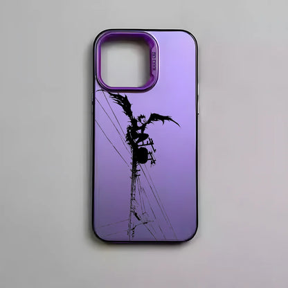 Anime D-Death Note Comics Phone Case For iPhone 16 15 14 13 12 11 Pro Max Plus – Colorful Gradient Soft TPU Back Cover