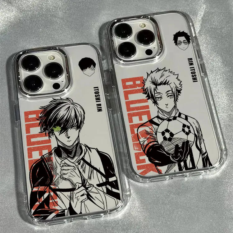 Anime BLUE LOCK Phone Case For iPhone 17 16e 16 15 14 13 12 11 mini Pro Max X XR XSMAX 8 7 Air Plus Transparent Soft Cover