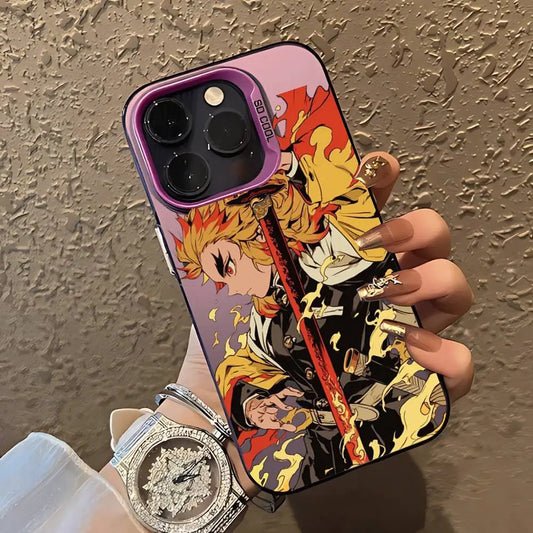 R-Rengoku Vintages Phone Case For IPhone 17 16 15 14 13 12 Mini 11 8 7 Pro Max Plus Colorful Phone Case