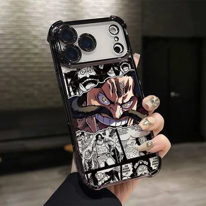 One P-Pieces L-Luffies Phone Case for iPhone 17 Air 16 15 14 Plus 13 12 11 Pro Max X Xs XR 8 e Anti-drop Transparent Soft Cover