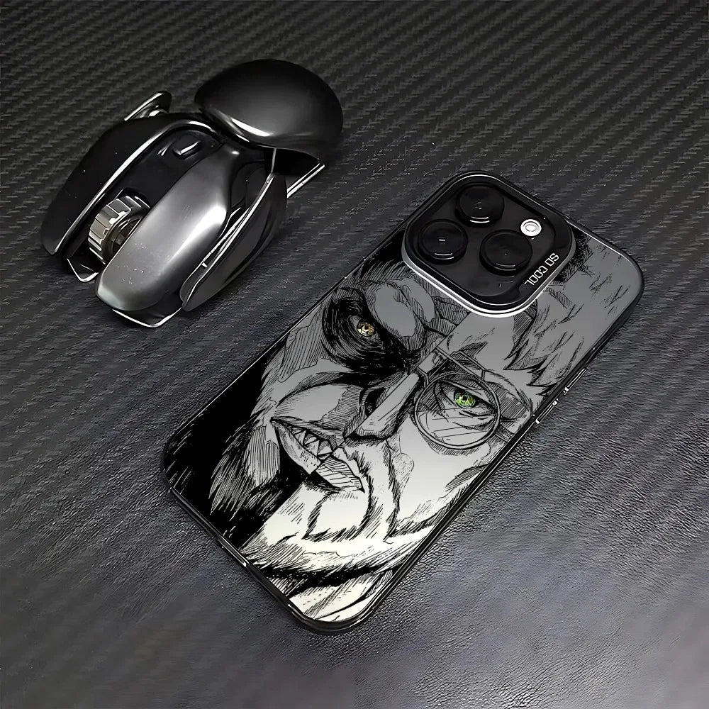 Luxury Attack On Titan Phone Case For iPhone 17 17e 16e 16 15 14 13 12 11 mini Pro Max X XR XSMAX 8 7 Air Plus Anti Fall Matte