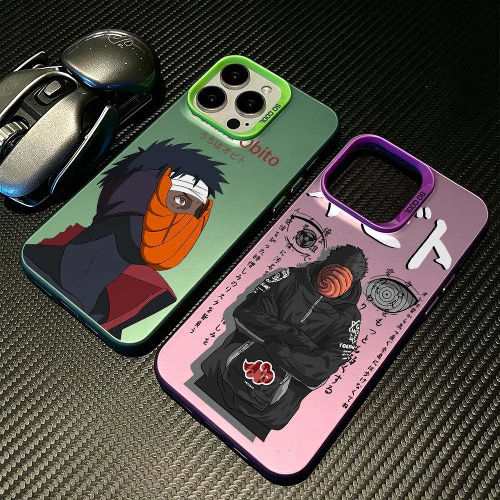 Hot Narutos Uchihas ObitoS Phone Case For iPhone 17 17e 16e 16 15 14 13 12 11 mini Pro Max X Air Plus Anti Fall Matte Back Cover